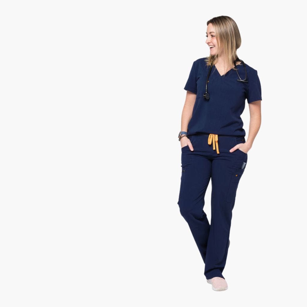 navy blue scrubs for women