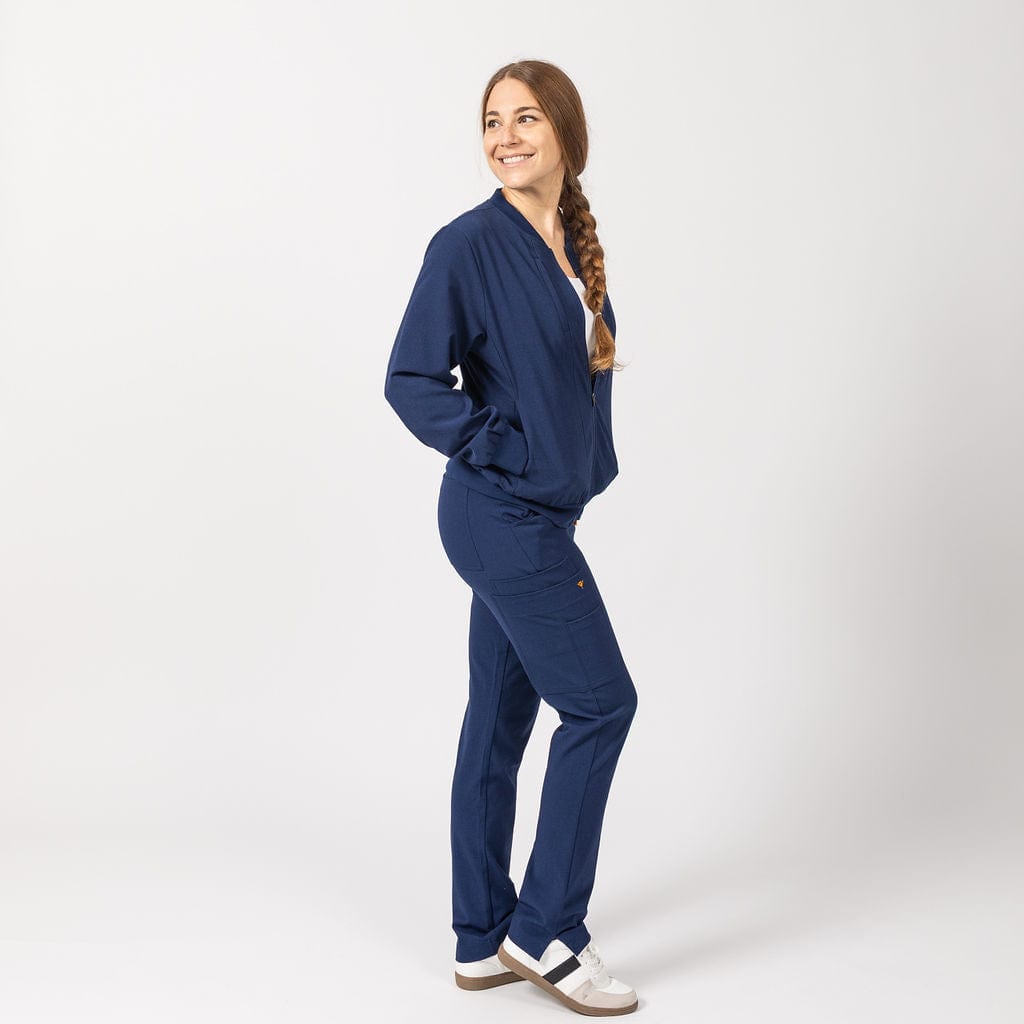 The Palomar Navy Scrub Jacket for Women