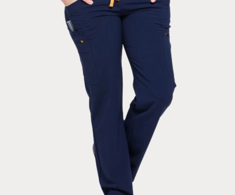 the bodie navy scrub pants for women