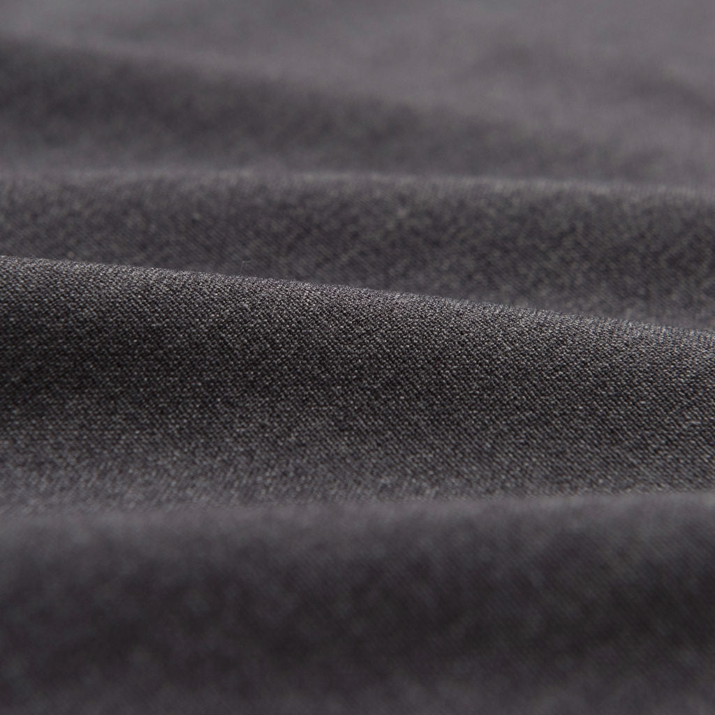 Charcoal scrubs fabric close up image