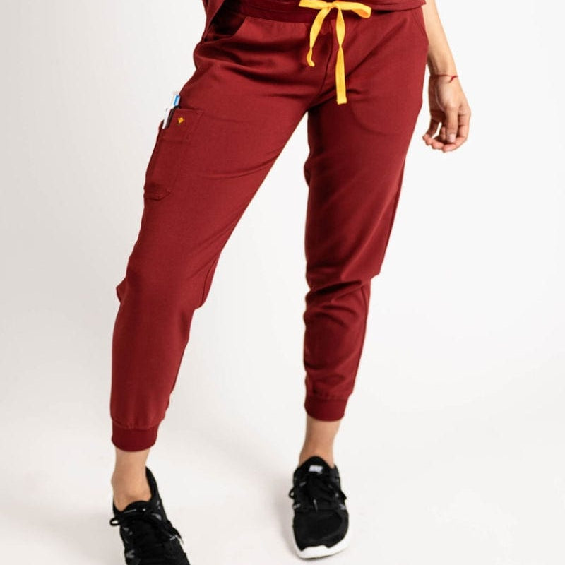 Burgundy Scrubs for Women
