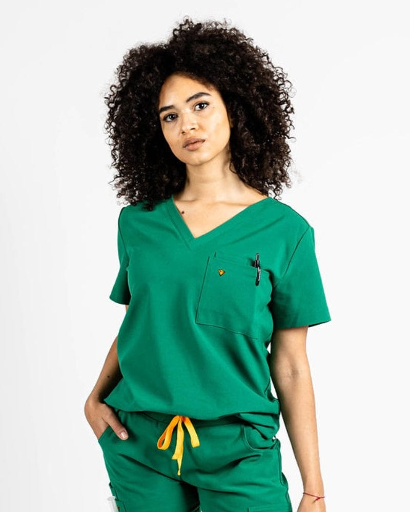 Hunter Green Medical Scrubs for Women