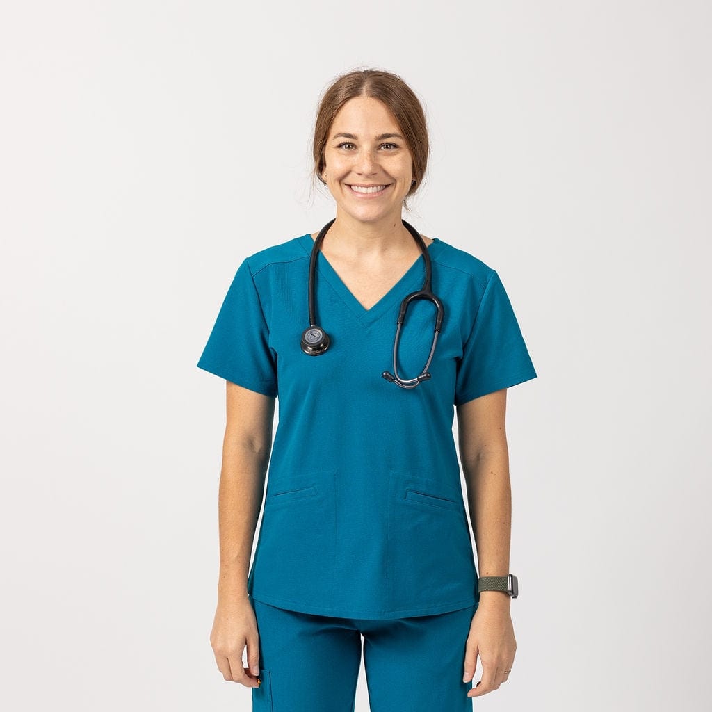 Poppy Scrubs Women's Scrub Tops The Caswell
