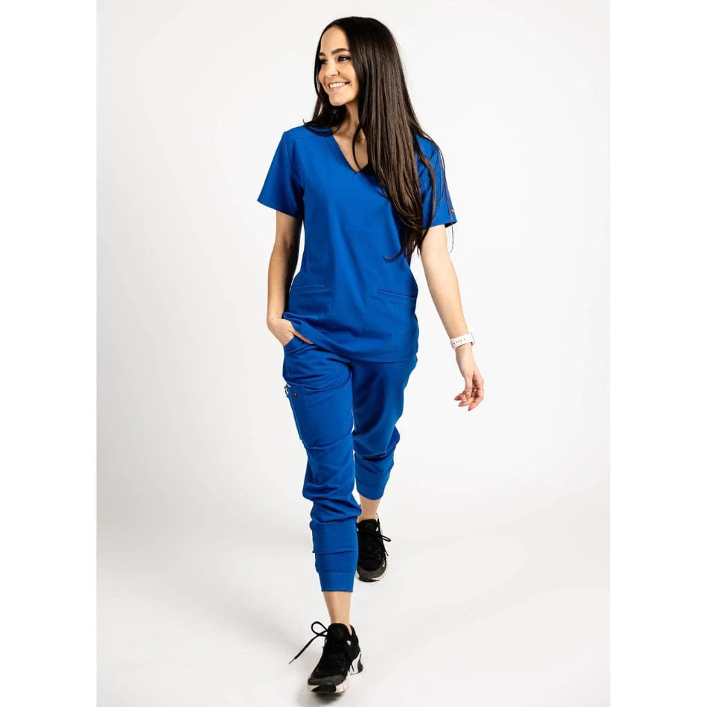 Jogger scrub pants royal blue hotsell